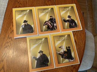 Very Rare Walt Disney Zorro Complete Season 2 Colorized 5 Disc Set Gold Excellnt