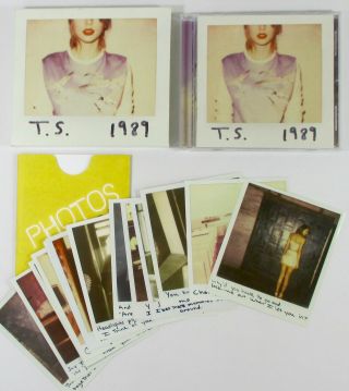Taylor Swift 1989 Deluxe Cd Box Set W/ Polaroid Photo Pack 40 - 52 Rare Picture Ts