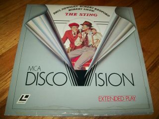 Sting,  The 2 - Laserdisc Ld Discovision Very Rare The Sting