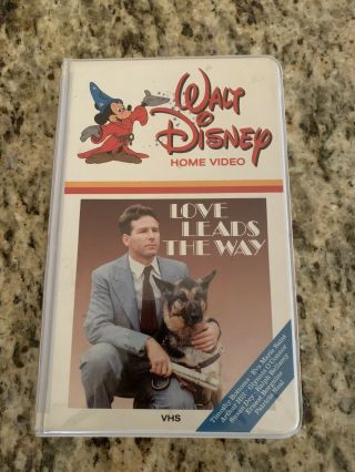Vhs Love Leads The Way 1984 Walt Disney Home Video Very Rare Htf Collectible