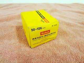 Nos Vintage Kodak B256 Ready Mounts Rare 26 X 26mm Transparency Size 2 X 2 Inch