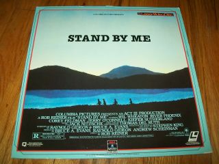 Stand By Me Laserdisc Ld Very Rare Great Film Stephen King