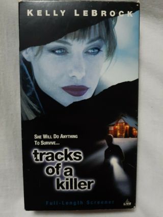 Tracks Of A Killer Screener Rare (vhs,  1996) Kelly Lebrock (oop) James Brolin
