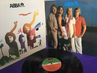 1977 Abba “the Album” Record Pic/lyric Sleeve Rca Club Edition R - 124237 Rare Nm