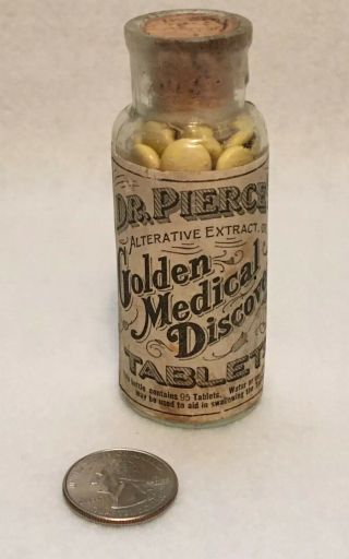 Antique Medicine Bottle Dr Pierce 