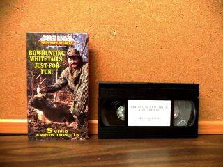 Roger Raglin,  Bowhunting Whitetails: Just For Fun (bow Hunting Vhs 1992) Rare