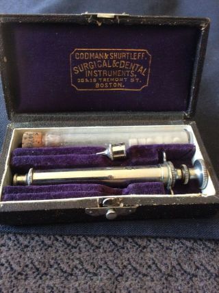 Rare Surgical & Dental Instruments 1890s - 1900 Codman & Shurtleff