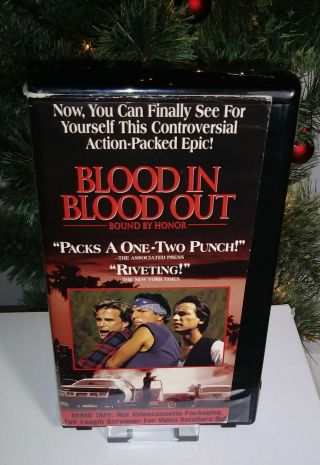 1994 Blood In Blood Out Bound By Honor Vhs Benjamin Bratt Screener Promo Rare