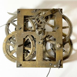Antique Brass Clock Movement Part (repairs)