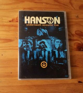 Hanson - Underneath Acoustic Live (dvd 2004) Rare Oop