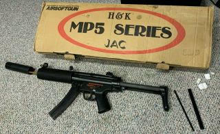 Jac H&k Mp5 - Sd6 - Rare Collectible Gas Airsoft Rifle - Used/parts