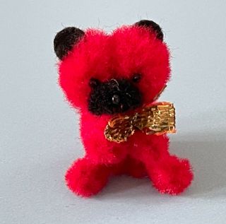 Vintage Doll Accessory: Miniature Teddy Bear Ginny Muffie Madame Alexander Kins