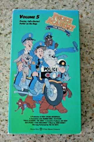 Police Academy: The Series Volume 5 (vhs,  1990) Rare Vhs