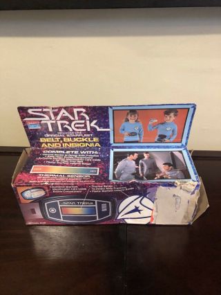 Ultra Rare 1979 South Bend Star Trek Official Starfleet Belt Buckle & Insignia