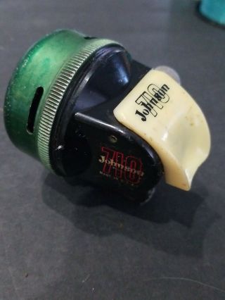 Vintage Johnson Model 710 A Fishing Reel,  Made In U.  S.  A.