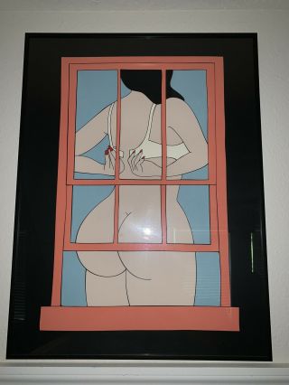Very Rare Fucci Lady In The Window Artwork / Print Signed And Numbered - 2019