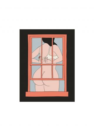 VERY RARE Fucci Lady In The Window Artwork / Print Signed And Numbered - 2019 2
