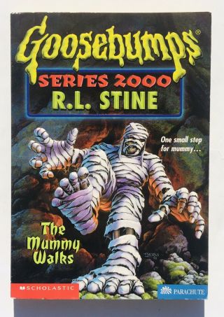 Goosebumps Series 2000 16 The Mummy Walks (1999) R.  L.  Stine Rare Kids Series