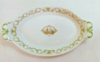 Antique Dish C.  Ahrenfeldt,  Limoges For The Angelus Hotel,  Loomis Bros.  L.  A.