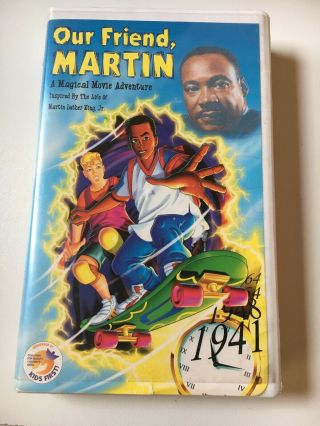 Rare - Our Friend,  Martin Luther King " A Magical Movie Adventure " Vhs Tape 1998