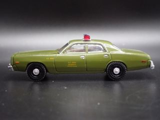 1977 77 PLYMOUTH FURY US ARMY POLICE MILITARY RARE 1:64 SCALE DIECAST MODEL CAR 2