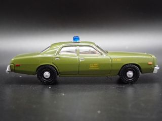1977 77 PLYMOUTH FURY US ARMY POLICE MILITARY RARE 1:64 SCALE DIECAST MODEL CAR 3