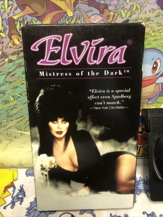 Elvira,  Mistress of the Dark (VHS 1988) RARE HORROR GOLD SERIES 2