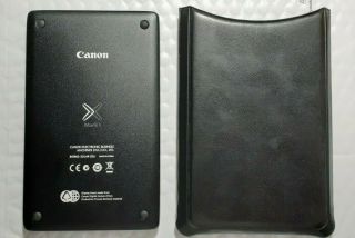 Canon numeric calculator X Mark I,  BLACK,  Rare Design w/ Case,  - flawless 2
