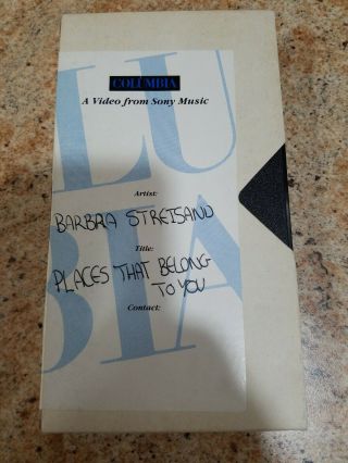 Barbra Streisand - Places That Belong To You - Rare Vhs Promo Video