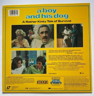 Laserdisc A Boy and His Dog Don Johnson Jason Robards Susanne Benton Rare 2