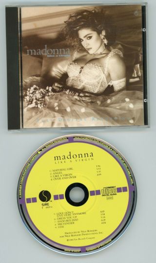 Madonna Rare Target Cd Like A Virgin West Germany First Issue 1984