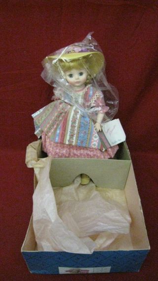 Vintage Madame Alexander Doll Mcguffey Ana With Box & Tag 48