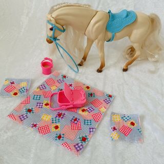 Barbie Nibbles Pony Horse For Stable Picnic Accessories Mattel Vintage 1995 90s