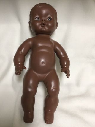 Vintage 1973 Lorrie Doll African American Black Baby Doll 13” Adorable Face