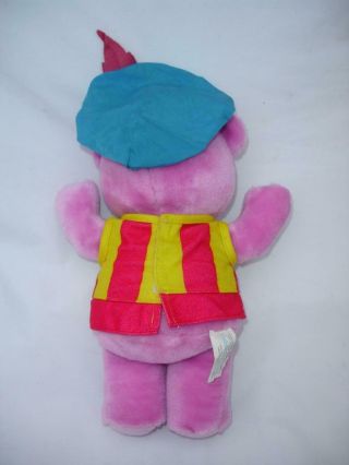 Vintage Fisher Price Cubbi Gummi Bear Plush Pink Doll 13 