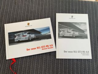 Porsche 911 997 Gt 3 Rs 4.  0 Full Set Of Motorsport Sales Brochures Rare