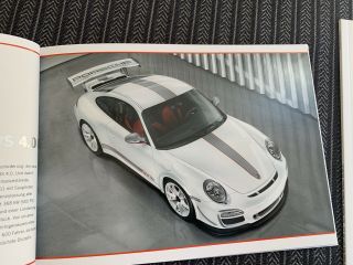 Porsche 911 997 GT 3 RS 4.  0 full set of motorsport sales brochures rare 3