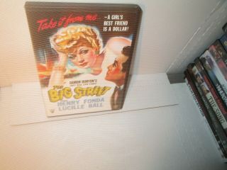 The Big Street Rare Classic Dvd Lucille Ball Henry Fonda 1942
