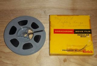 Rare Vintage 8mm Home Movie Film Reel Kodachrome Color 1969 Snowstorm Dance