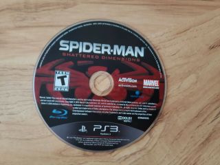 Spider - Man: Shattered Dimensions (sony Playstation 3,  2010) Marvel.  Rare.