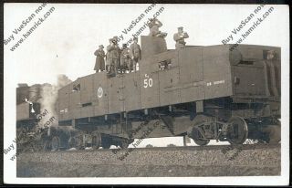 Japan Old Antique Photo Japanese Occupation Of China War Army Train Chinese