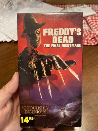 Freddys Dead: The Final Nightmare (vhs,  1996) 1984 Horror Rare