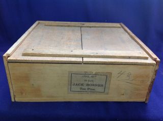 Rare Antique Jack Horner Ten Pins Skittles Parlor Lawn Bowling Game Box
