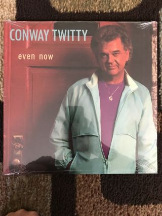 Conway Twitty Even Now Lp Vinyl Record 1991 U.  S.  Pressing Insanely Rare