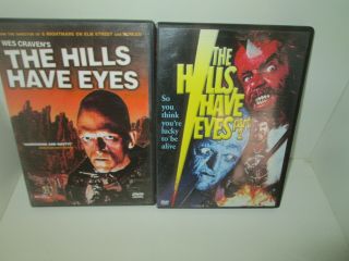 The Hills Have Eyes 1 & 2 Rare Horror Dvd Set Cannibals Michael Berryman 1980s