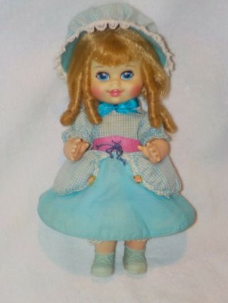 Vintage 10 " Mattel Little Bo Peep Small Talk Doll