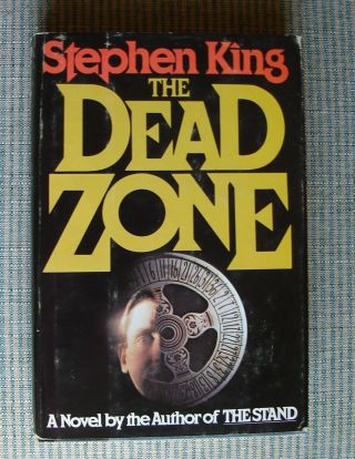 The Dead Zone By Stephen King (1979,  Hardcover) - Hc,  Dj - Orig.  Bce - Rare -