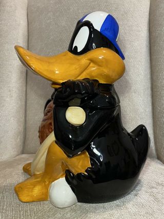Daffy Duck Cookie Jar Baseball Looney Tunes 1993 Warner Bros Ceramic Vintage 2