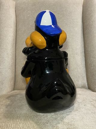 Daffy Duck Cookie Jar Baseball Looney Tunes 1993 Warner Bros Ceramic Vintage 3