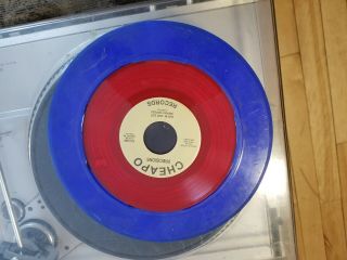 Rare Blue Ami Jukebox Rings 78 Rpm Conversion To 45 Rpm